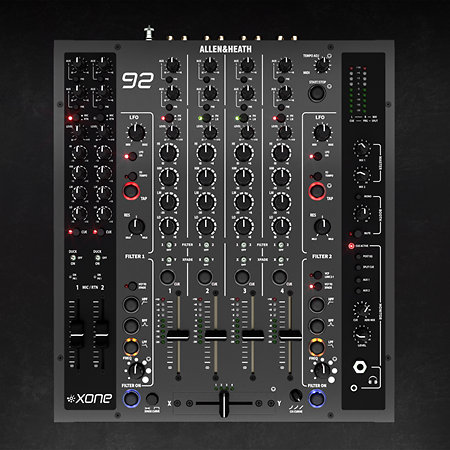 Pack Xone:92 mk2 + 12" Flight Case Silver Allen & Heath