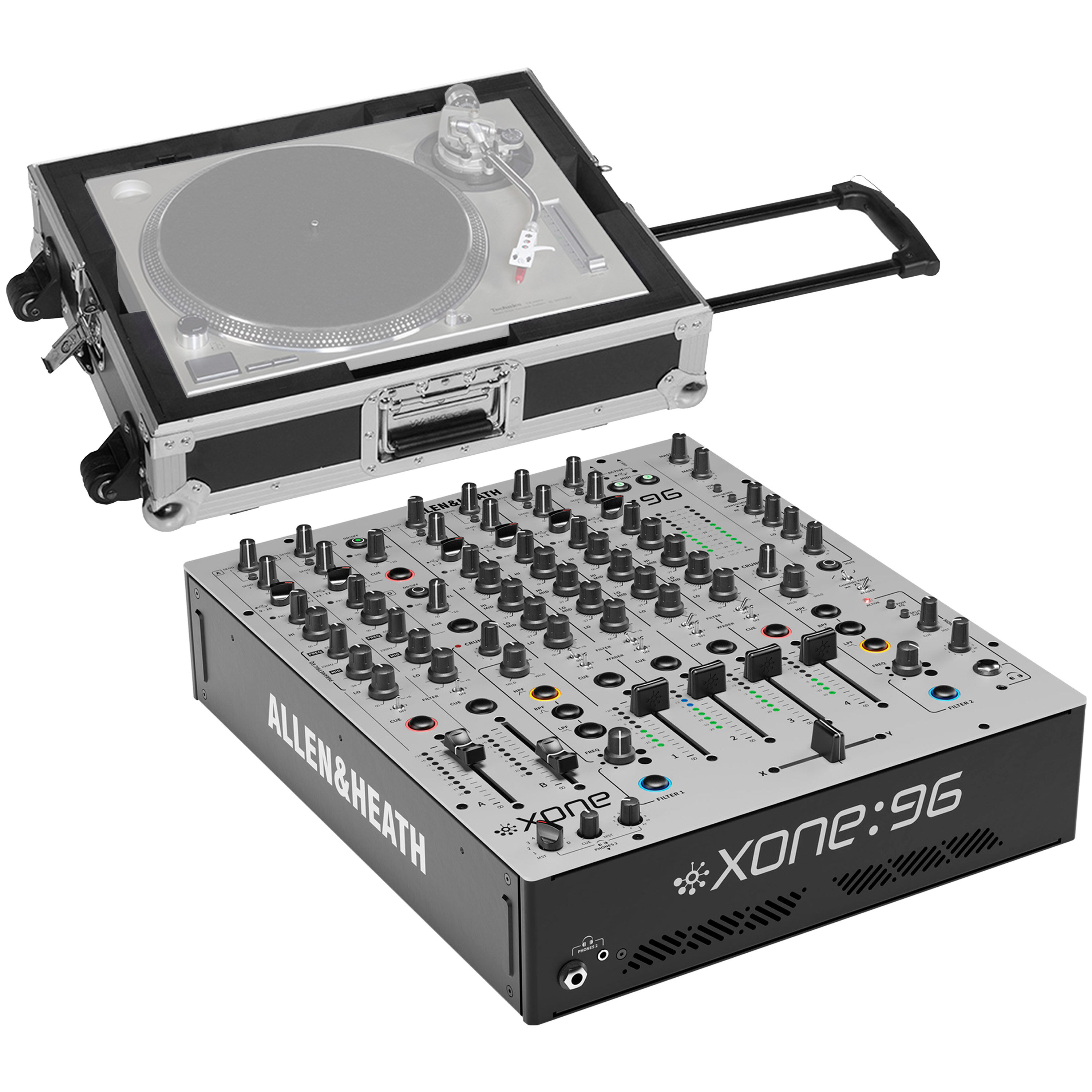 Allen & Heath Pack Xone:96 + Trolley Case Silver