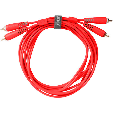 U 97001 RD Ultimate RCA / RCA 1,5 m Red UDG