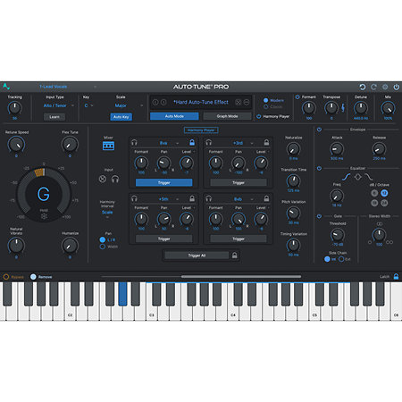 Bundle AutoTune Pro 11 + AutoKey 2 + Vocodist Antares