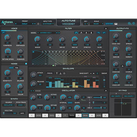Bundle AutoTune Pro 11 + AutoKey 2 + Vocodist Antares