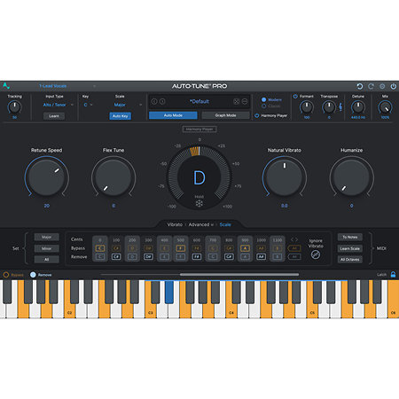 Bundle AutoTune Pro 11 + AutoKey 2 + Vocodist Antares