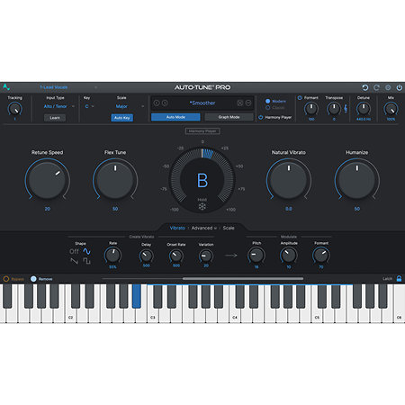Bundle AutoTune Pro 11 + AutoKey 2 + Vocodist Antares