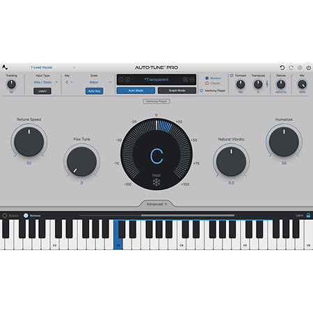 Bundle AutoTune Pro 11 + AutoKey 2 + Vocodist Antares