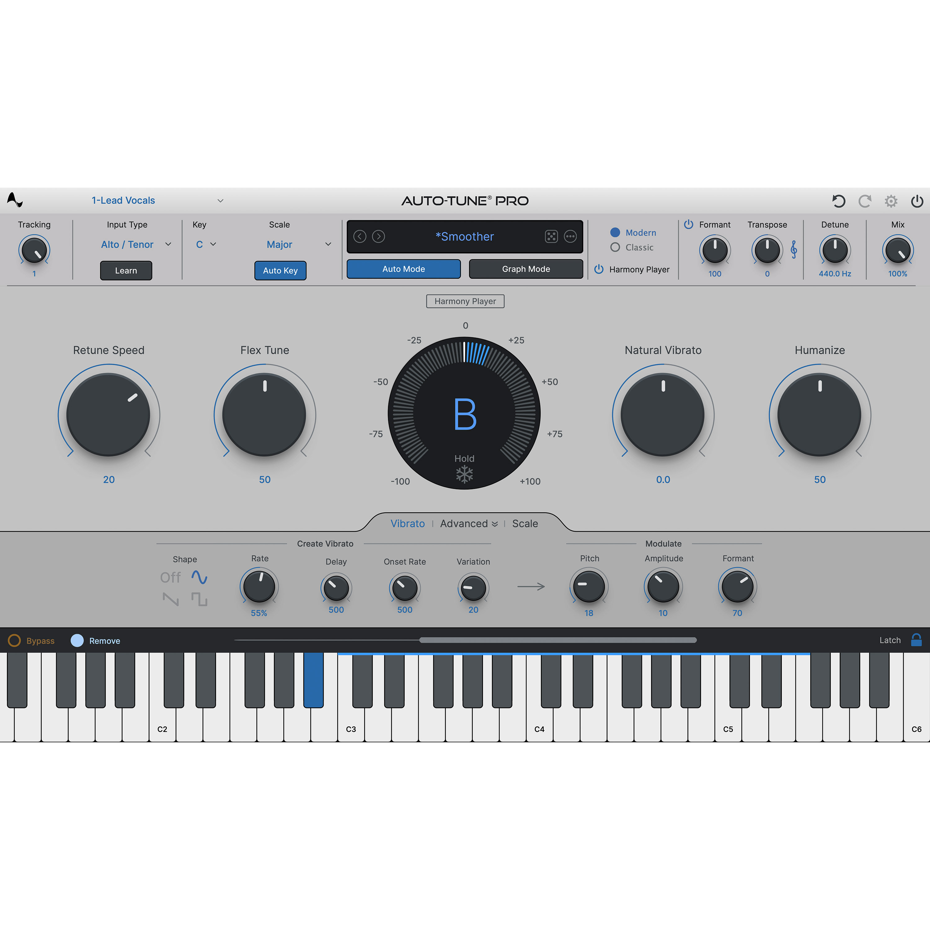 Antares Bundle AutoTune Pro 11 + AutoKey 2 + Vocodist - Logiciel ...