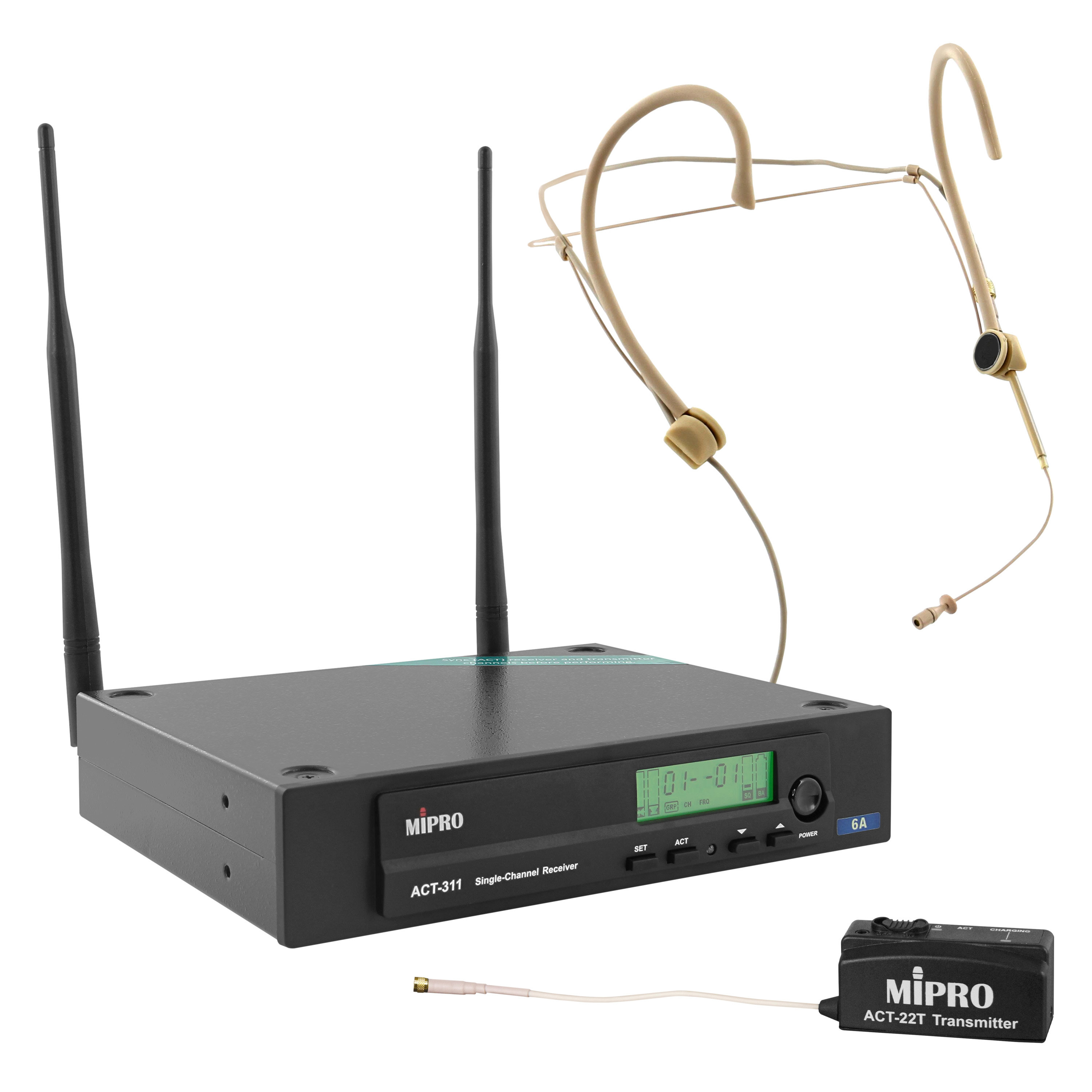 Mipro Pack MU 23D + Émetteur miniature + Récepteur