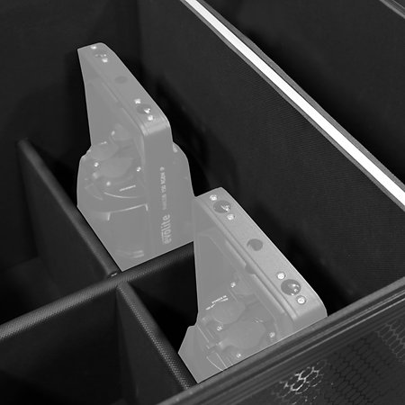 Pack PARCOB150 UV IP x 8 + Flight Case Evolite