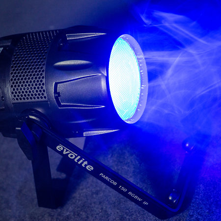 Pack PARCOB150 RGBW IP x 8 + Flight case Evolite