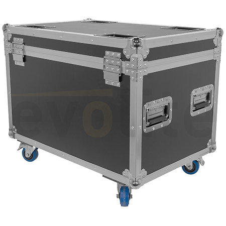 Pack IPAR740RGBW-Z x 6 +  Flight case Evolite