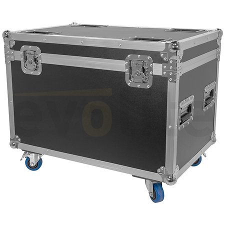 Pack IPAR740RGBW-Z x 6 +  Flight case Evolite