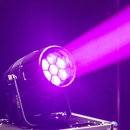 Pack IPAR740RGBW-Z x 6 +  Flight case Evolite