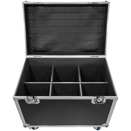 Pack IPAR740RGBW-Z x 6 +  Flight case Evolite