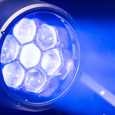 Pack IPAR740RGBW-Z x 6 +  Flight case Evolite