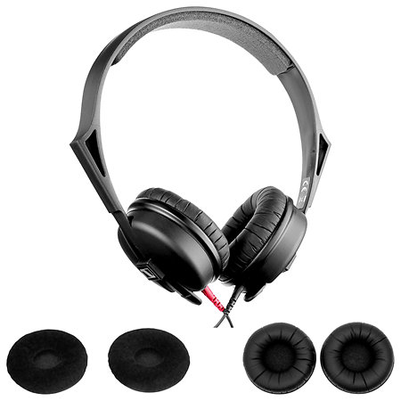 Pack HD 25 Light V2 + Ear Pads (Velour + Simili-cuir) Sennheiser