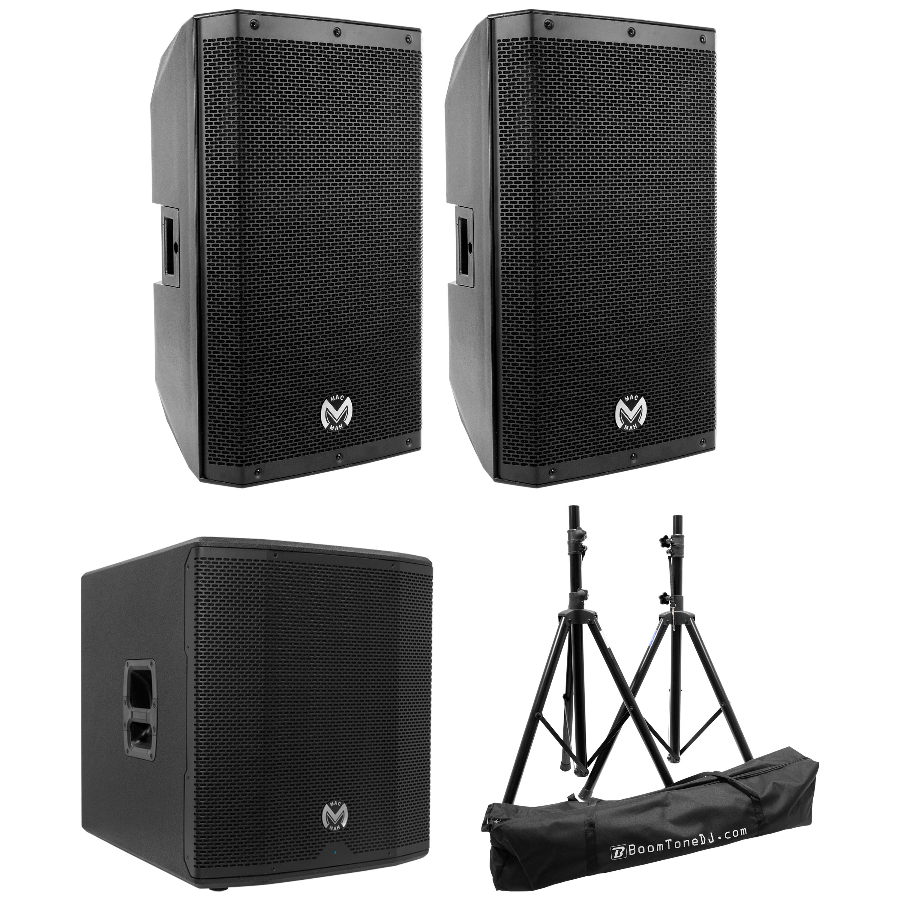 Mac Mah Pack AS 115(en paire) + AS 818 Sub + BoomTone DJ SV 200 II