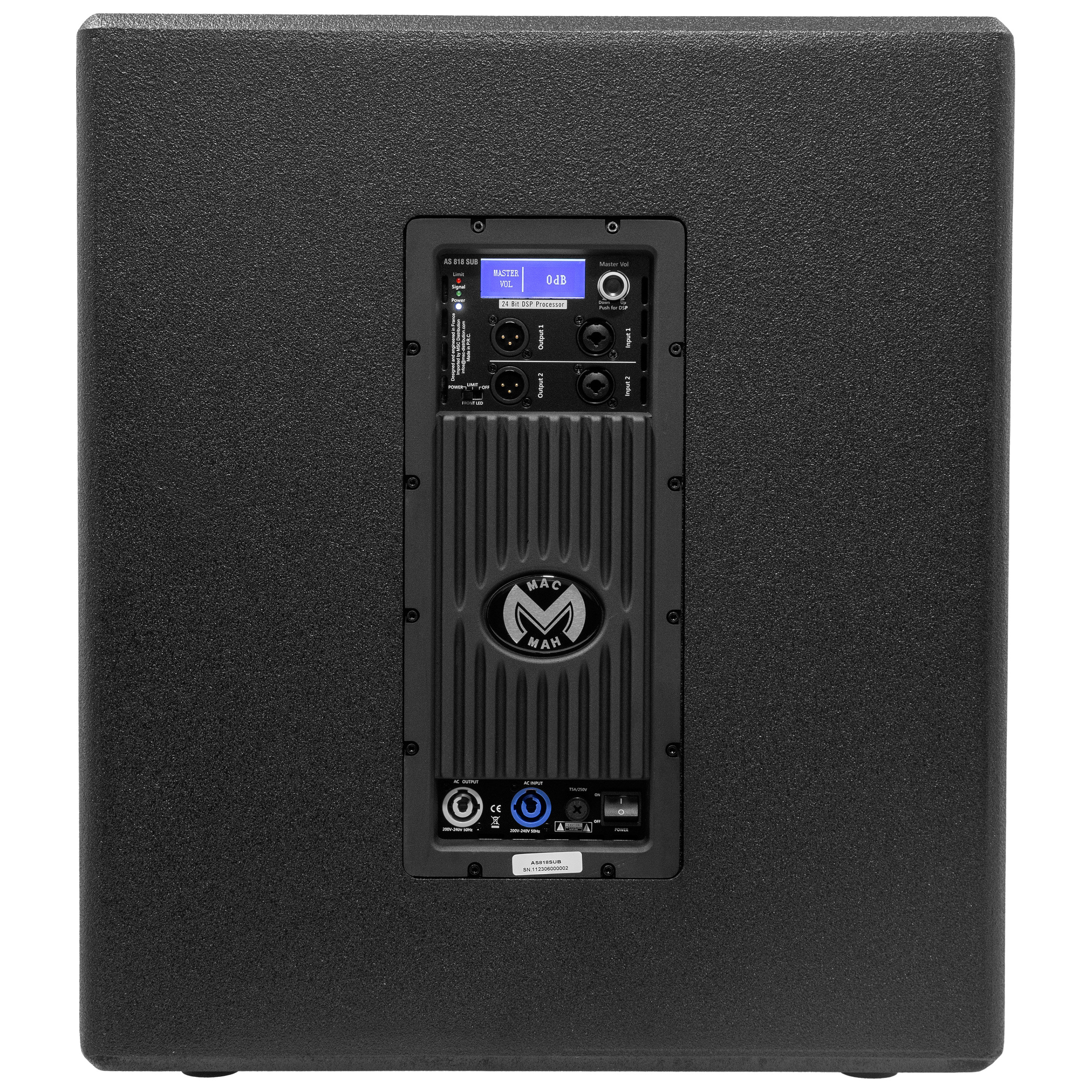 Mac Mah Pack AS 115(en paire) + AS 818 Sub + BoomTone DJ SV 200 II
