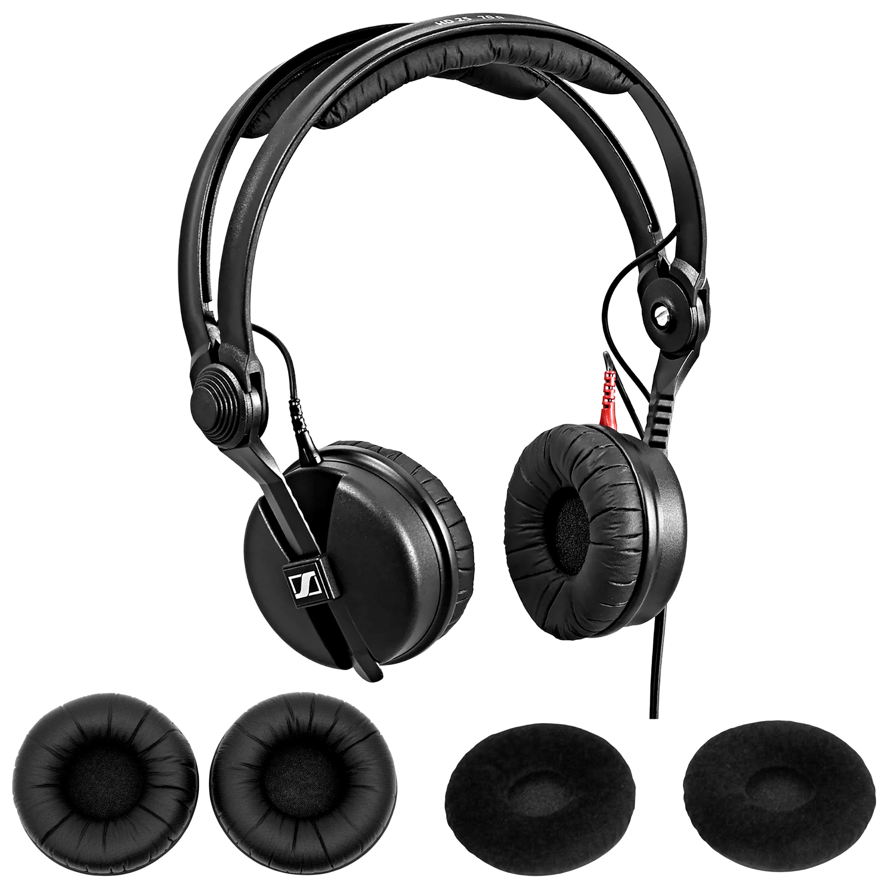 Sennheiser Pack HD 25 + Ear Pads (Velour + Simili-cuir)