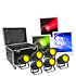 Pack IPAR740RGBW-Z x 6 +  Flight case Evolite