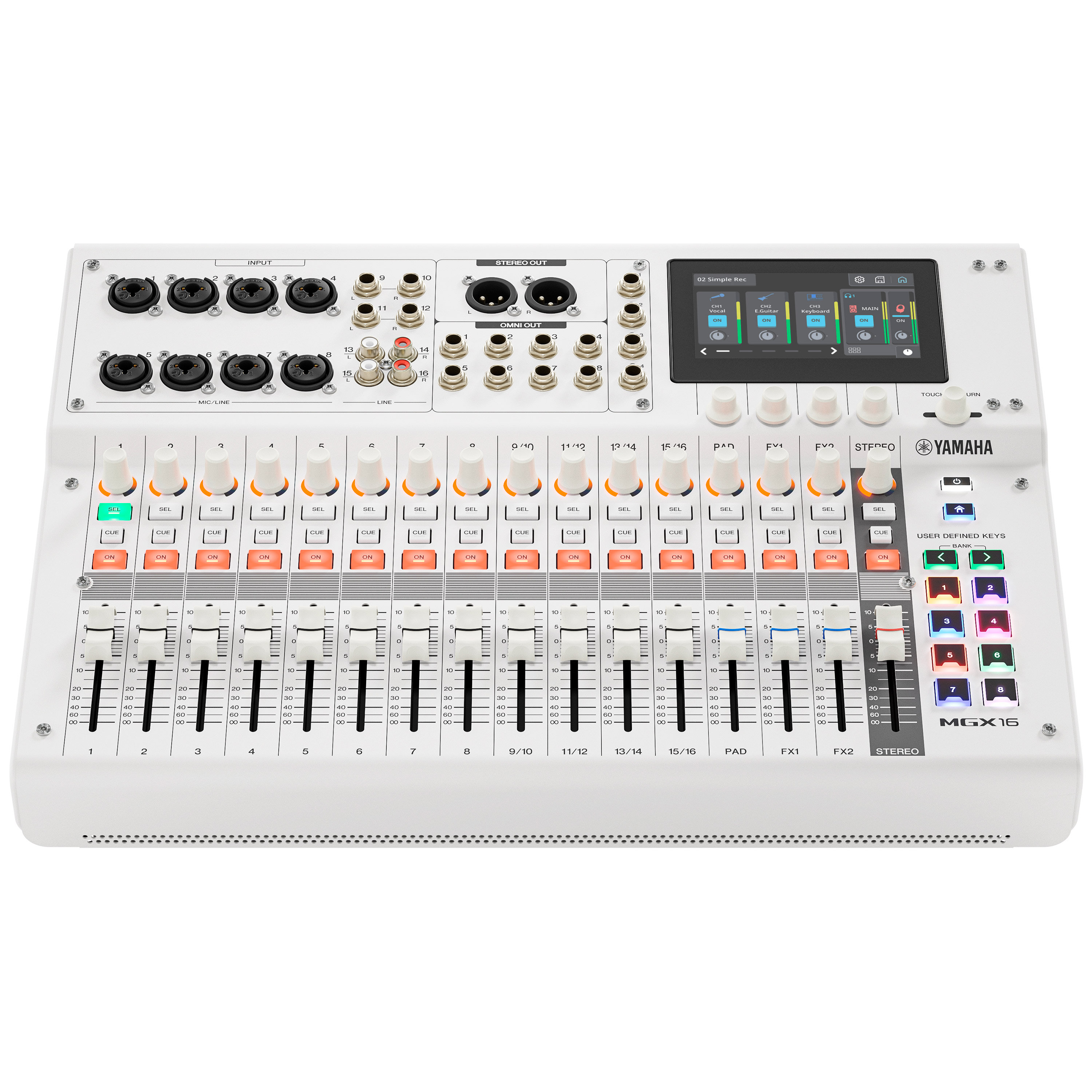Yamaha MGX16 Blanc