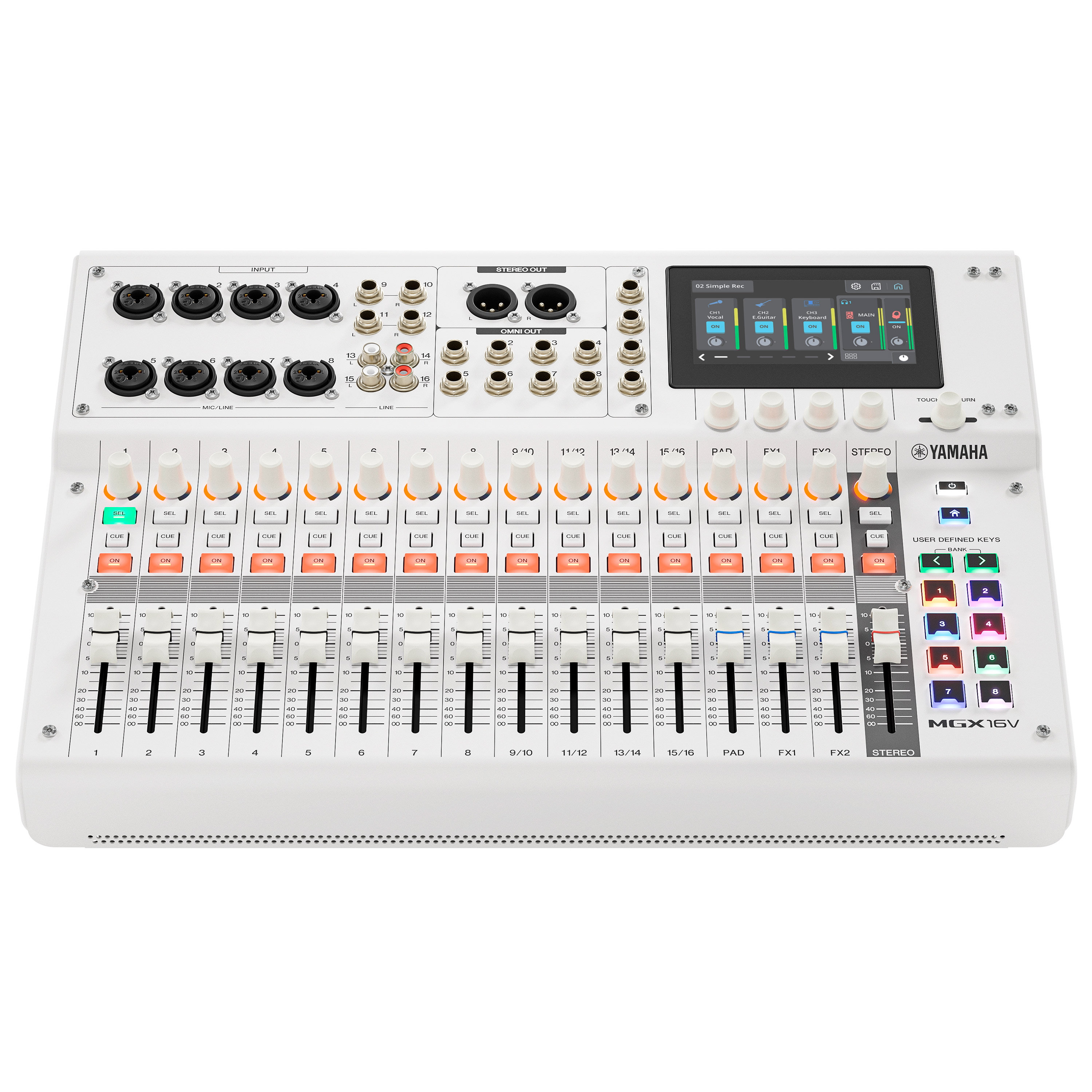 Yamaha MGX16V Blanc