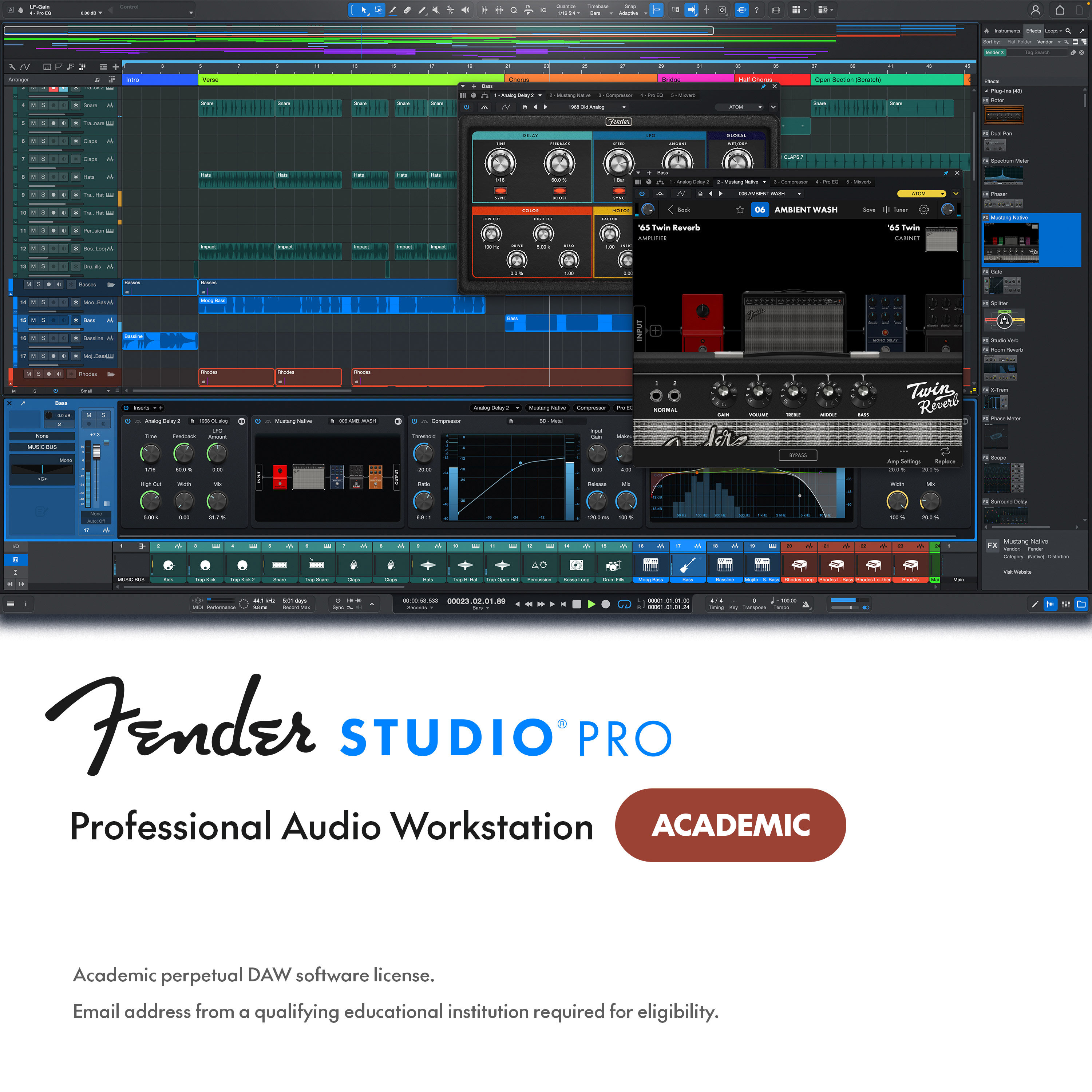 Fender Studio Fender Studio Pro 8 Student