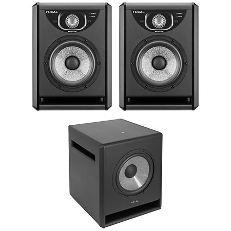 Solo6 ST6 (paire) Black + Sub 12 ST6 Black Focal