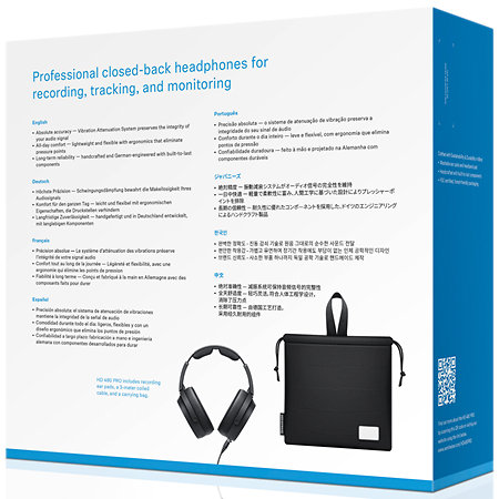 HD 480 PRO + Housse Sennheiser