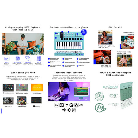 MiniLab 3 Aquamarine Limited Edition Arturia