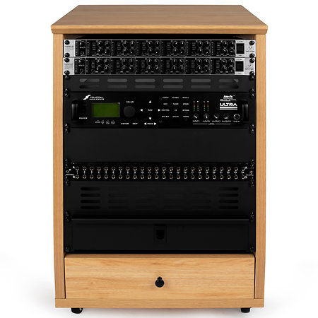 Rack studio Elite Series 12U incliné Érable Gator Frameworks
