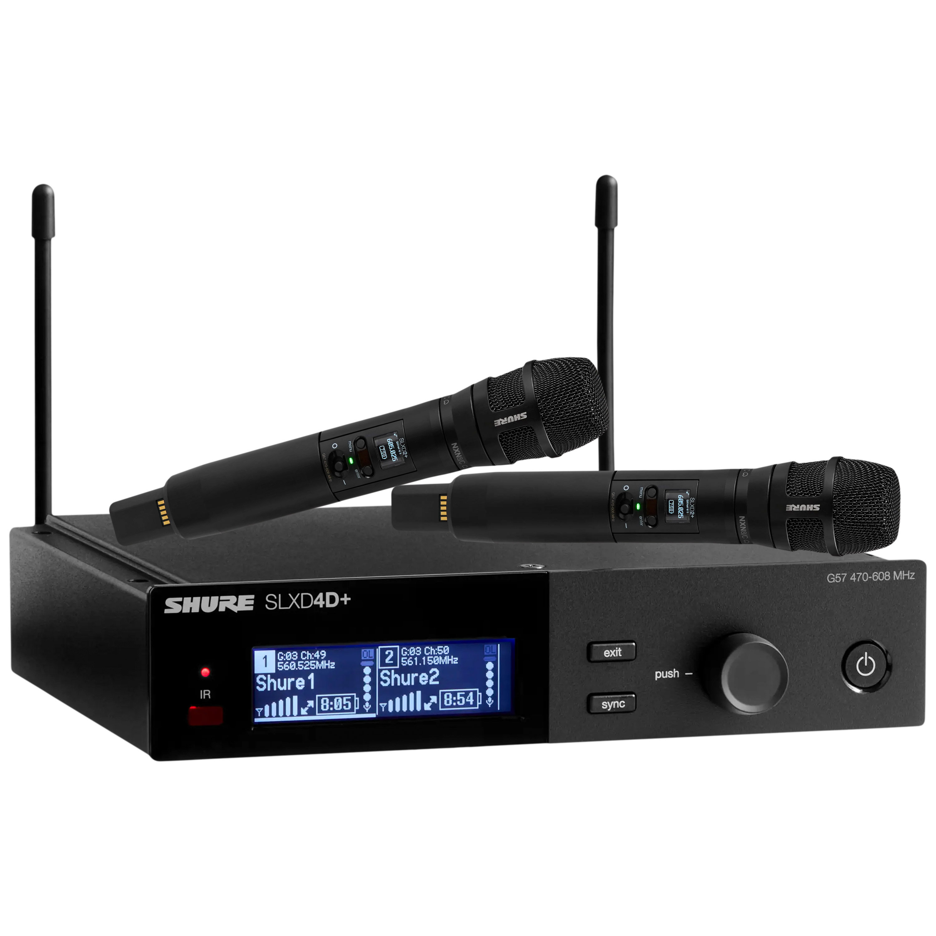 Shure SLXD24D+E-Nexadyne 8/C G65