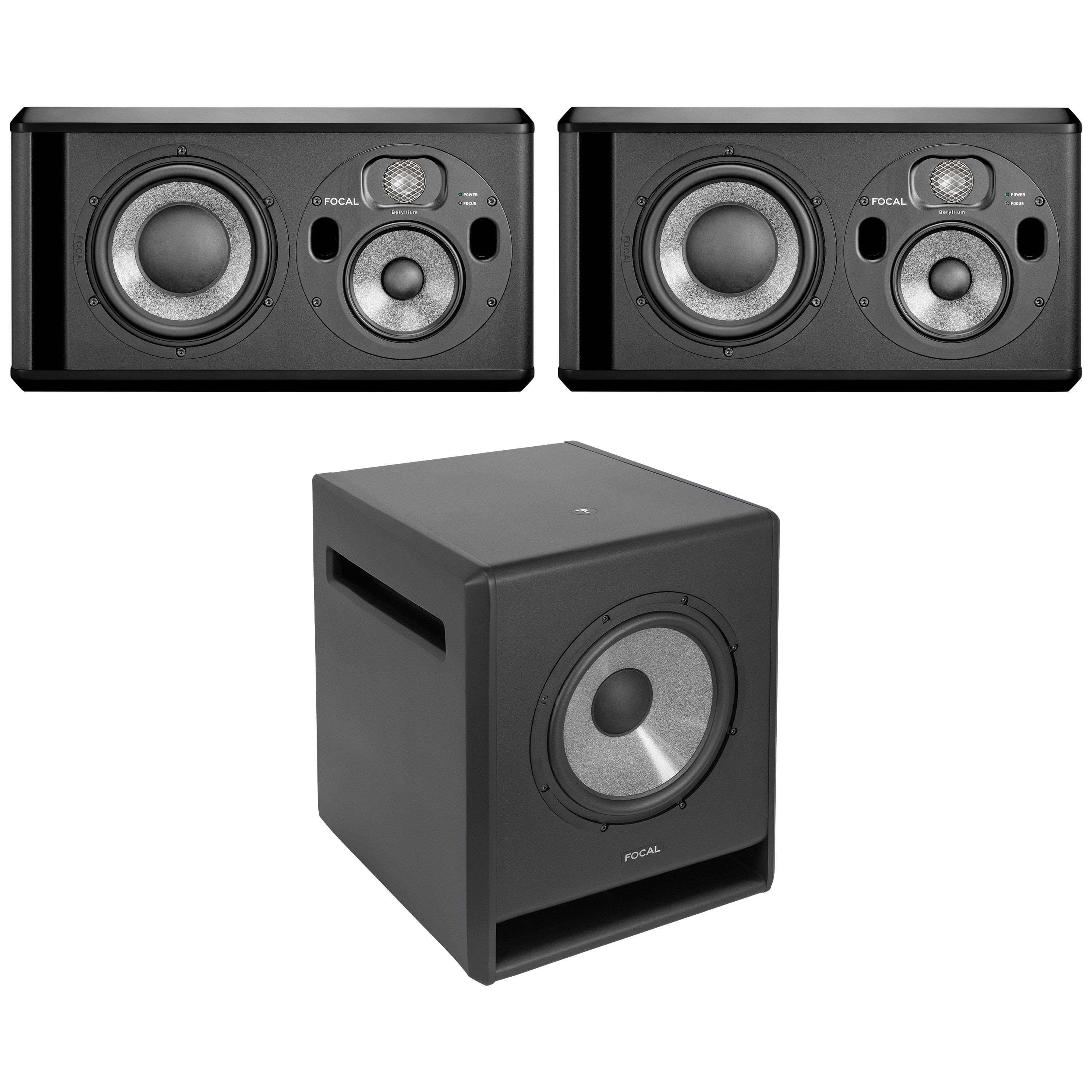 Focal Trio6 ST6 (paire) Black + Sub 12 ST6 Black