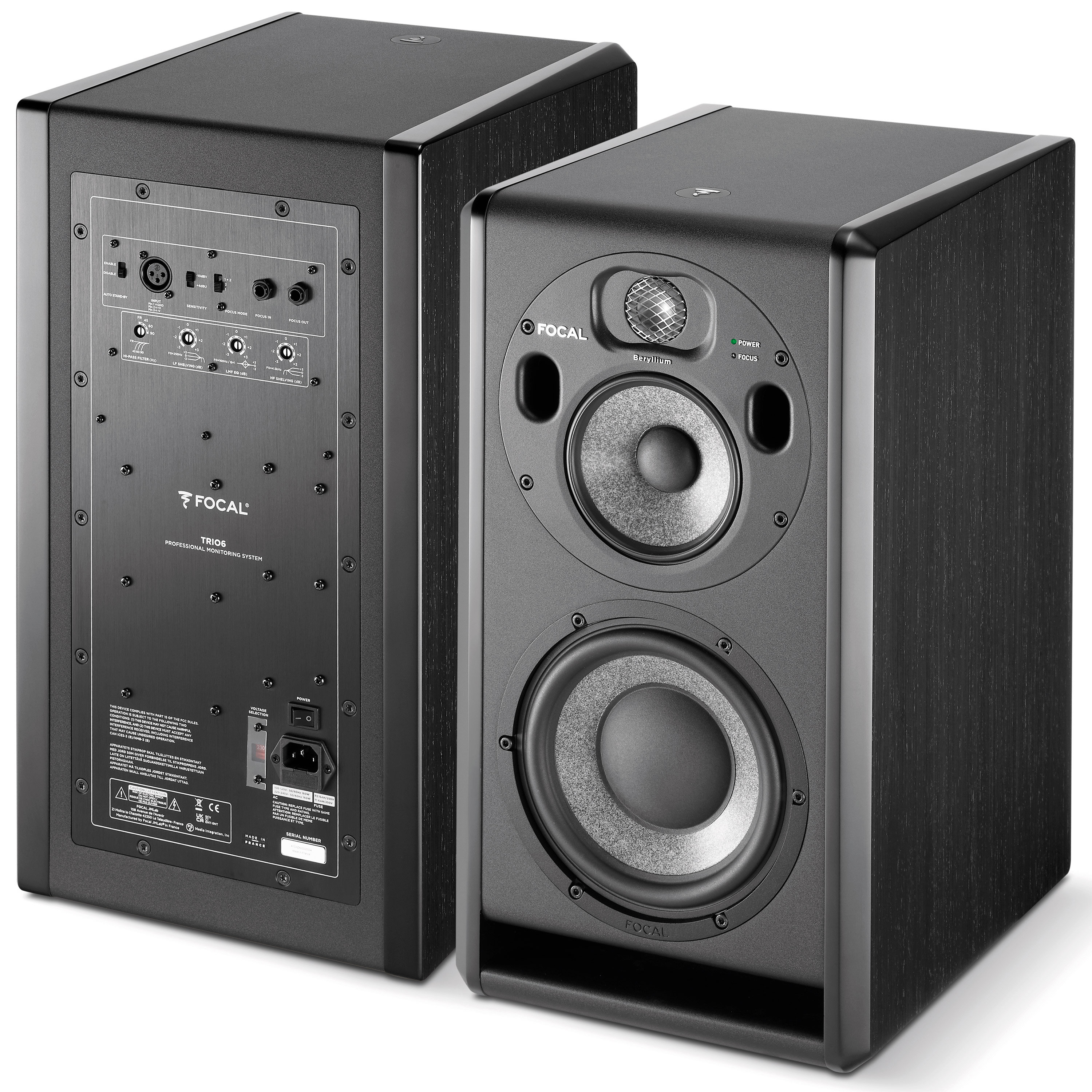 Focal Trio6 ST6 (paire) Black + Sub 12 ST6 Black