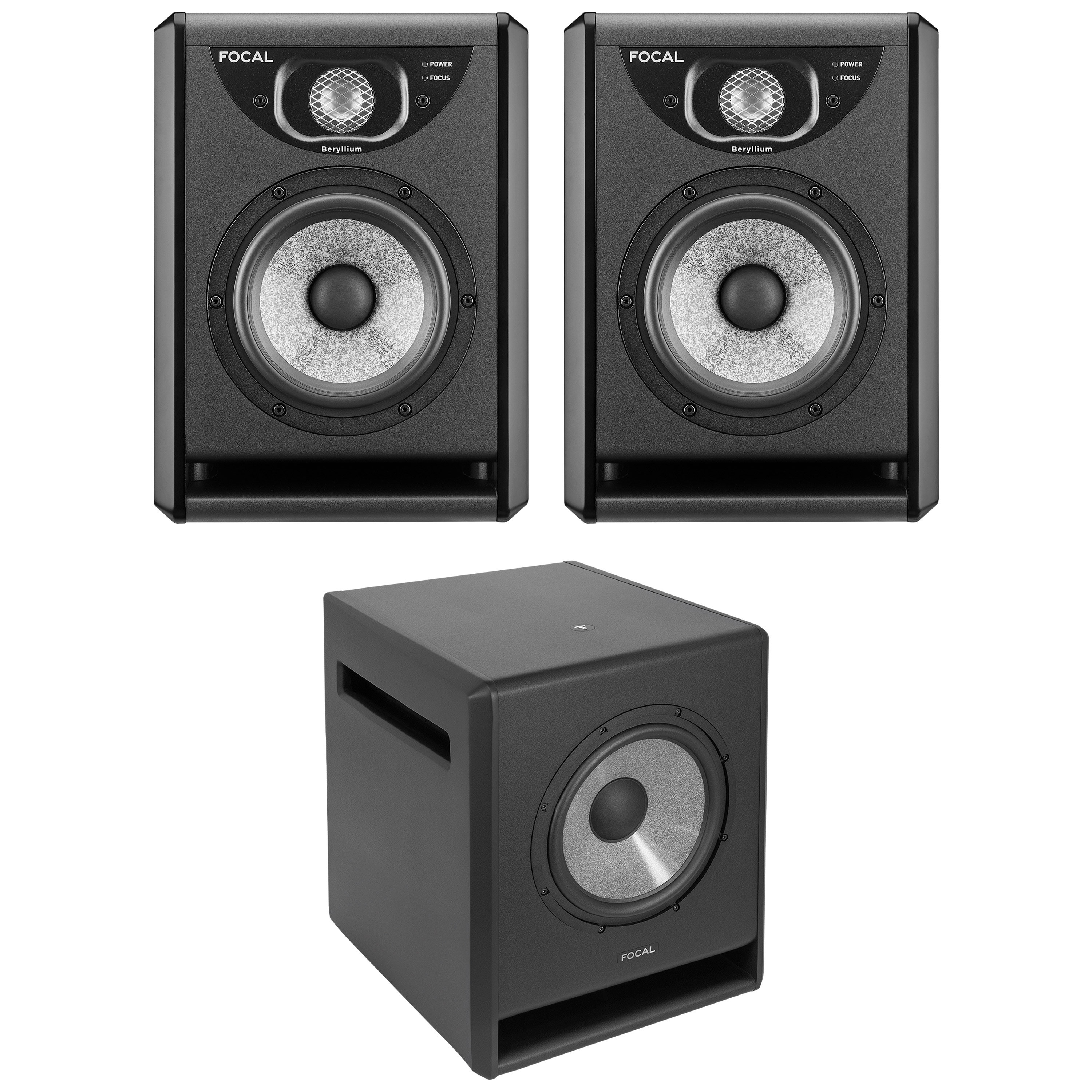 Focal Solo6 ST6 (paire) Black + Sub 12 ST6 Black