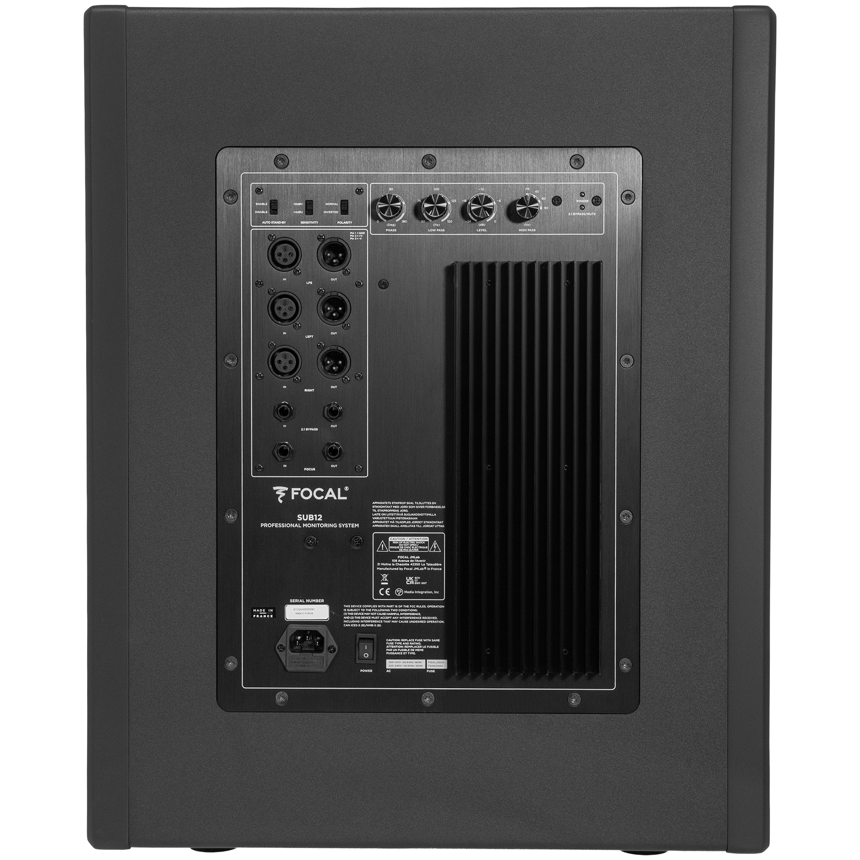 Focal Solo6 ST6 (paire) Black + Sub 12 ST6 Black