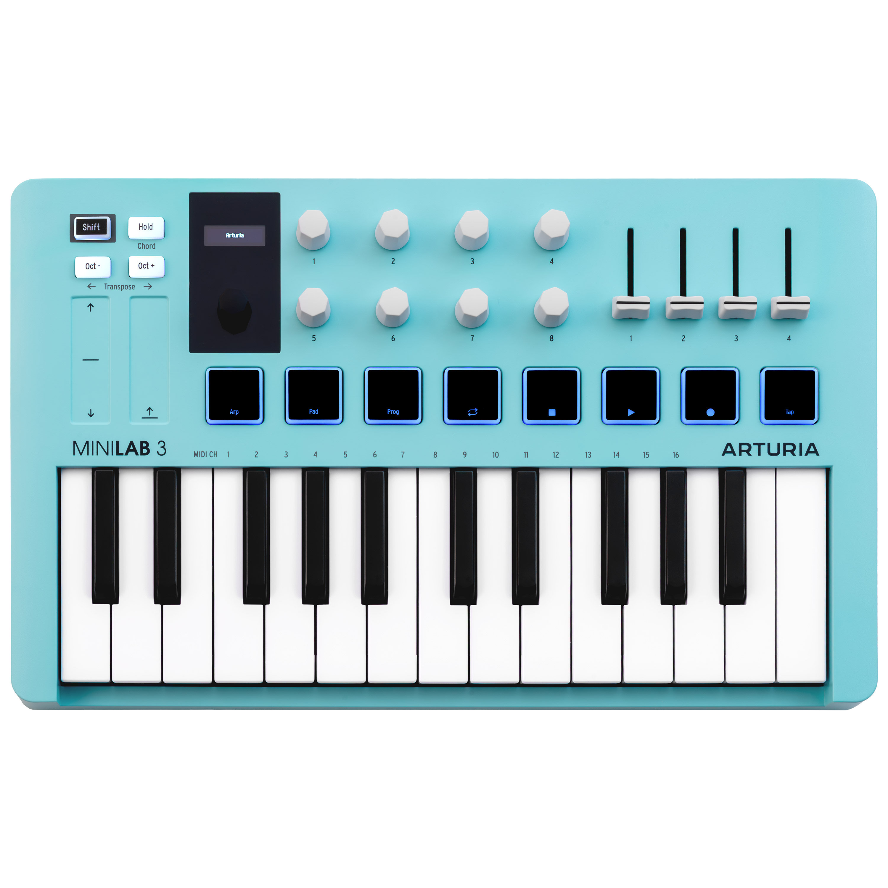 Arturia MiniLab 3 Aquamarine Limited Edition