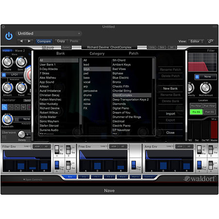 Waldorf Nave Plugin (licence) Waldorf Music