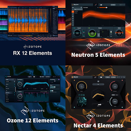 Elements Suite 12 : Upgrade from any Elements (licence) Izotope
