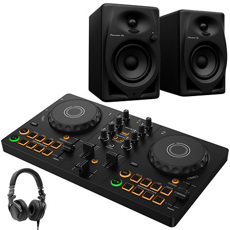 Pack DDJ-FLX2 + Enceintes + Casque Pioneer DJ