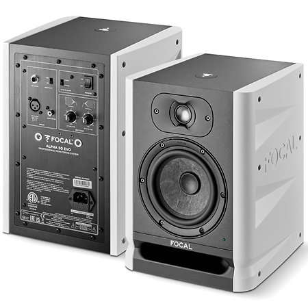 Alpha 50 Evo White (la paire) Focal
