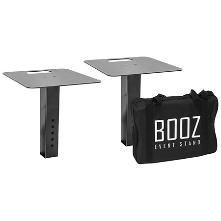 BOOZ Tower Black (la paire) + Housse Omnitronic