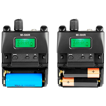 Pack In-Ear MI-58T + MI-580R Lithium + DT30 IE Mipro