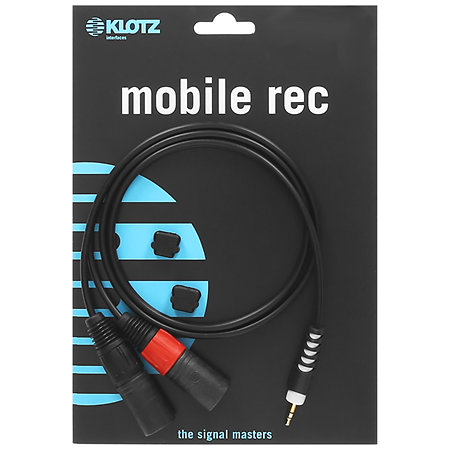 Câble mini jack vers 2x XLR mâles, 3m Klotz