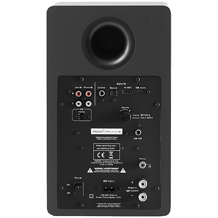 Prestige Facet II 6 Active BT Black Matt (la paire) Elipson