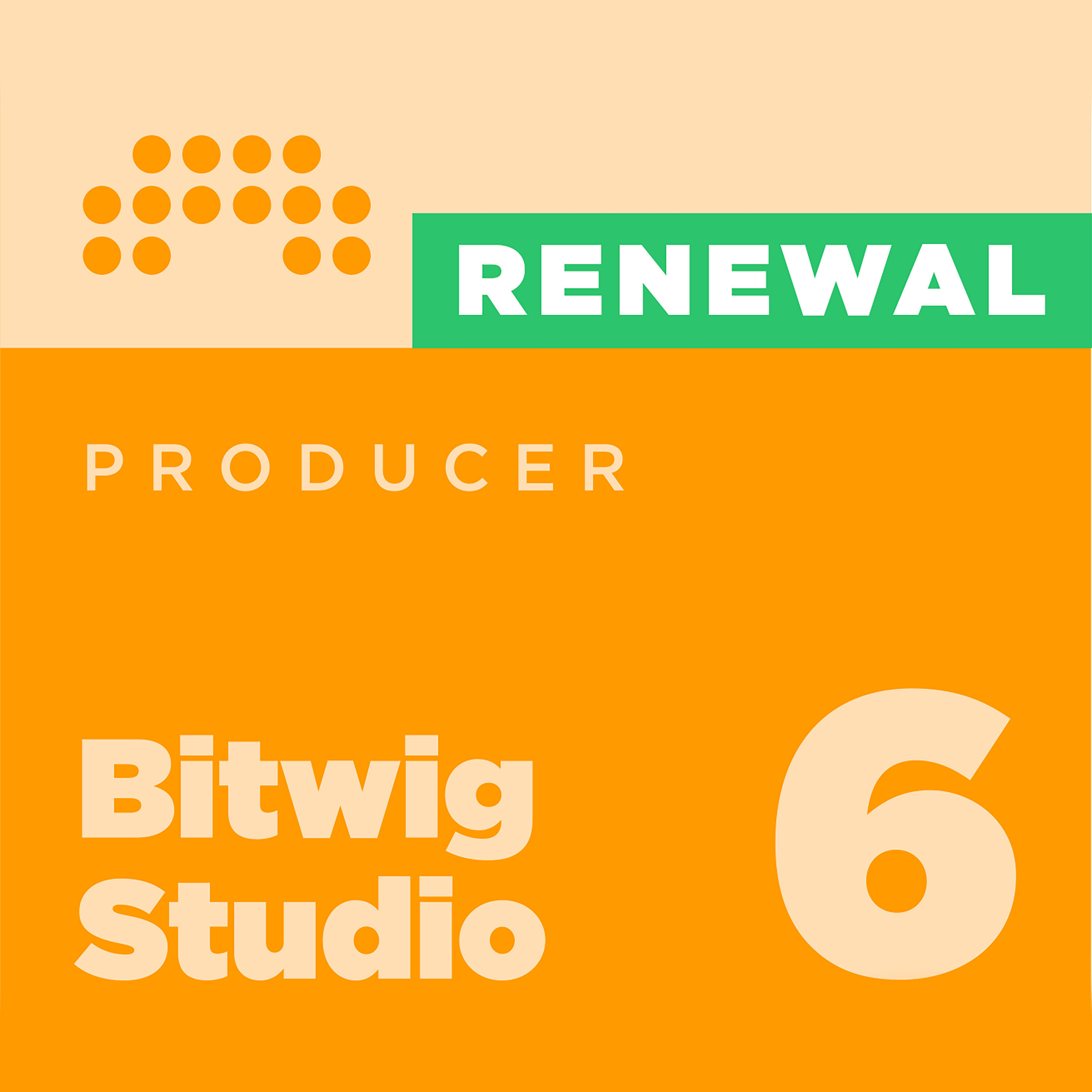Bitwig Studio 6 Producer (12 Month Upgrade Plan)