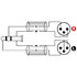 Câble mini jack vers 2x XLR mâles, 3m Klotz