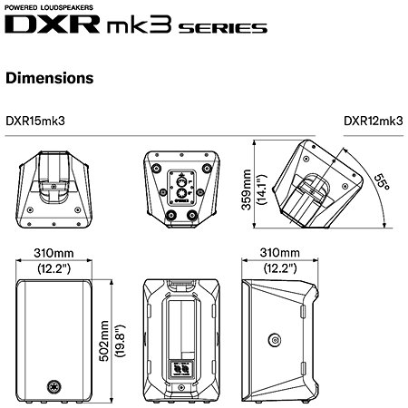 Pack DXR10 MK3 (la paire) Yamaha