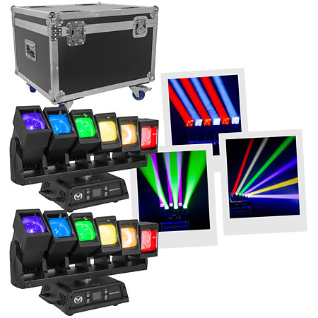 Pack Wave 660 Pix (la paire) + Flightcase 2in1 Mac Mah
