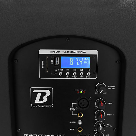 TravelSound15 VHF Stock B BoomTone DJ