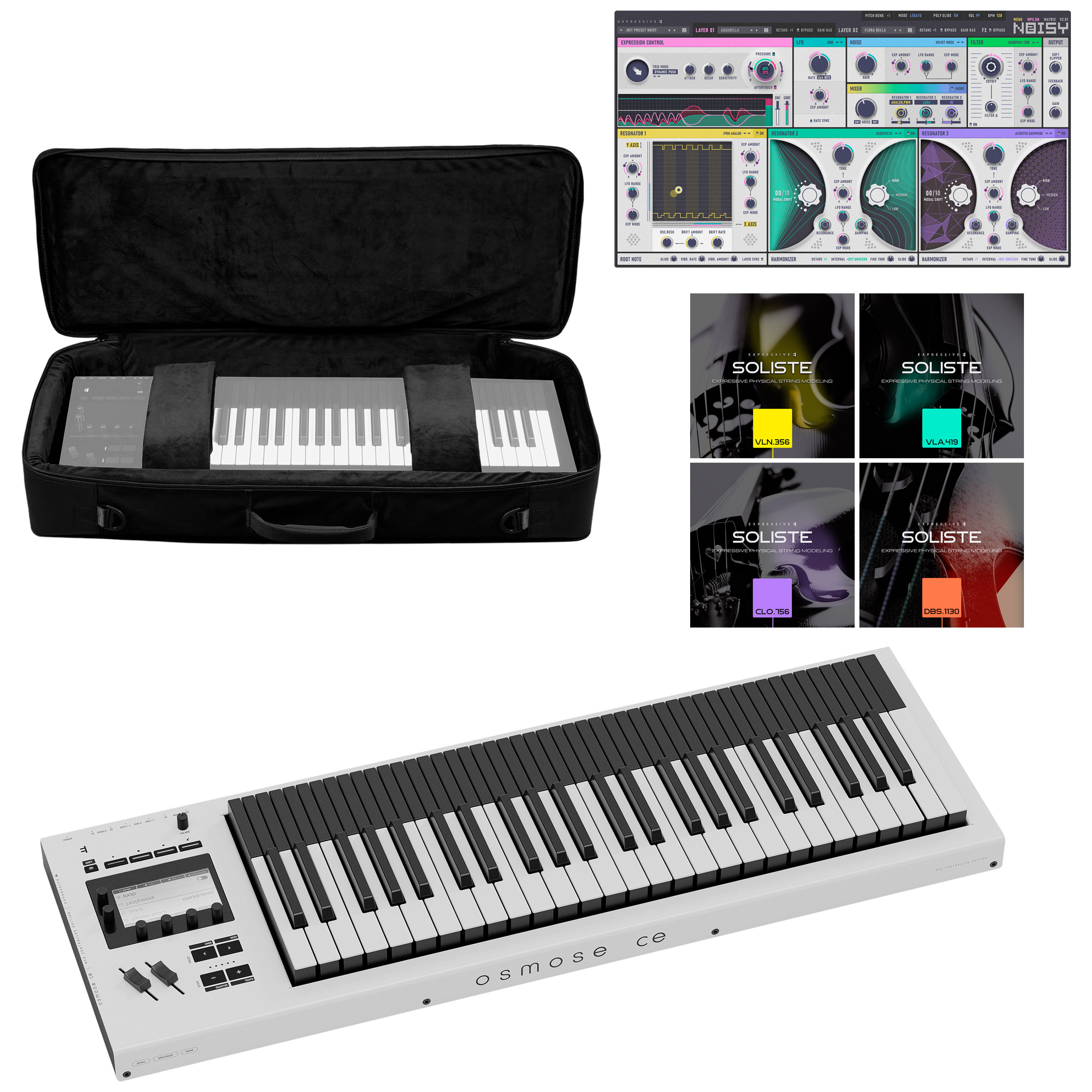 Expressive E Osmose 49 CE + Soft Case + Soliste + Noisy 2