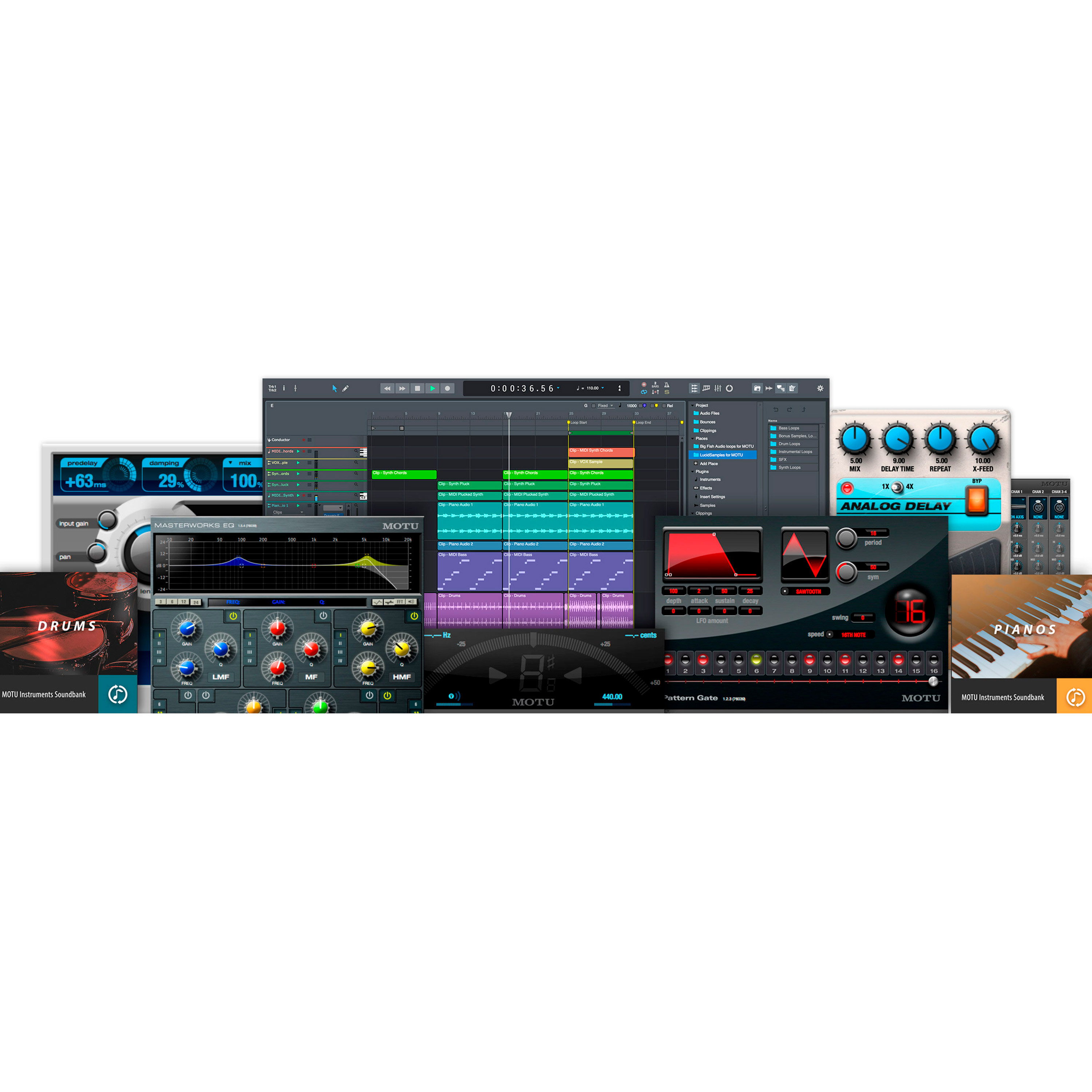 Motu Pack Ultralite mk5 + 210B